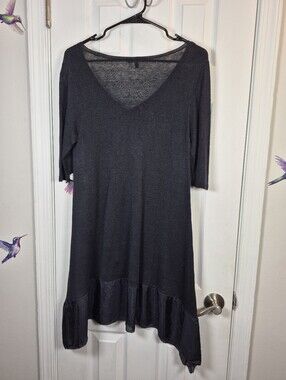 Eileen Fisher Silk Trim Linen Knit Tunic S Quiet Luxury Resort Lagenlook